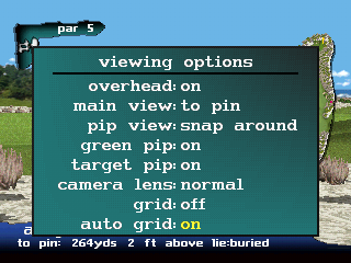 PGA Tour 97 screenshot 3 for Sega Saturn